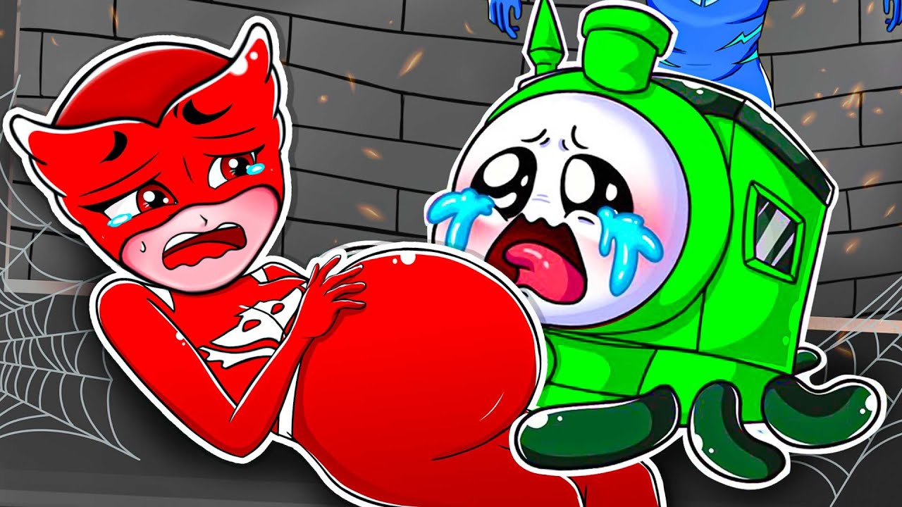 Poor Pj Masks Toys Animation: Choo Choo Charles - I'm not a MONSTER | Sorry Owlette Pregnant!!!