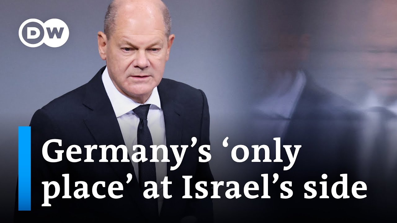 German Chancellor slams Palestinian president's silence on Hamas attack I DW News