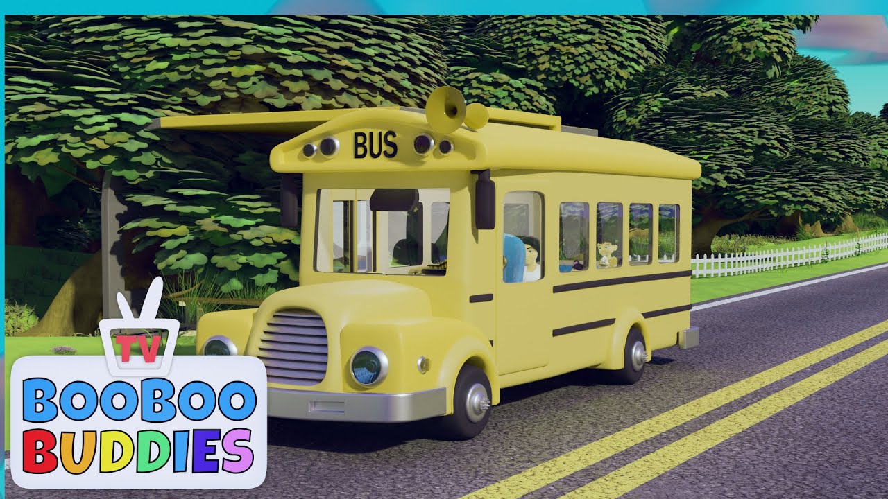 Wheel on The Bus | Nursery Rhymes & Kids Songs | BOOBOOBUDDIES Tv