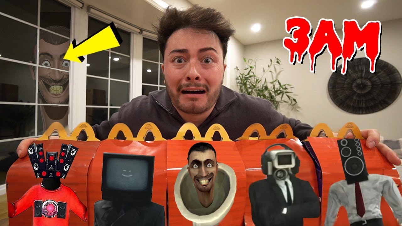 DO NOT ORDER ALL SKIBIDI TOILET HAPPY MEALS FROM MCDONALDS AT 3 AM!! (NASTY)