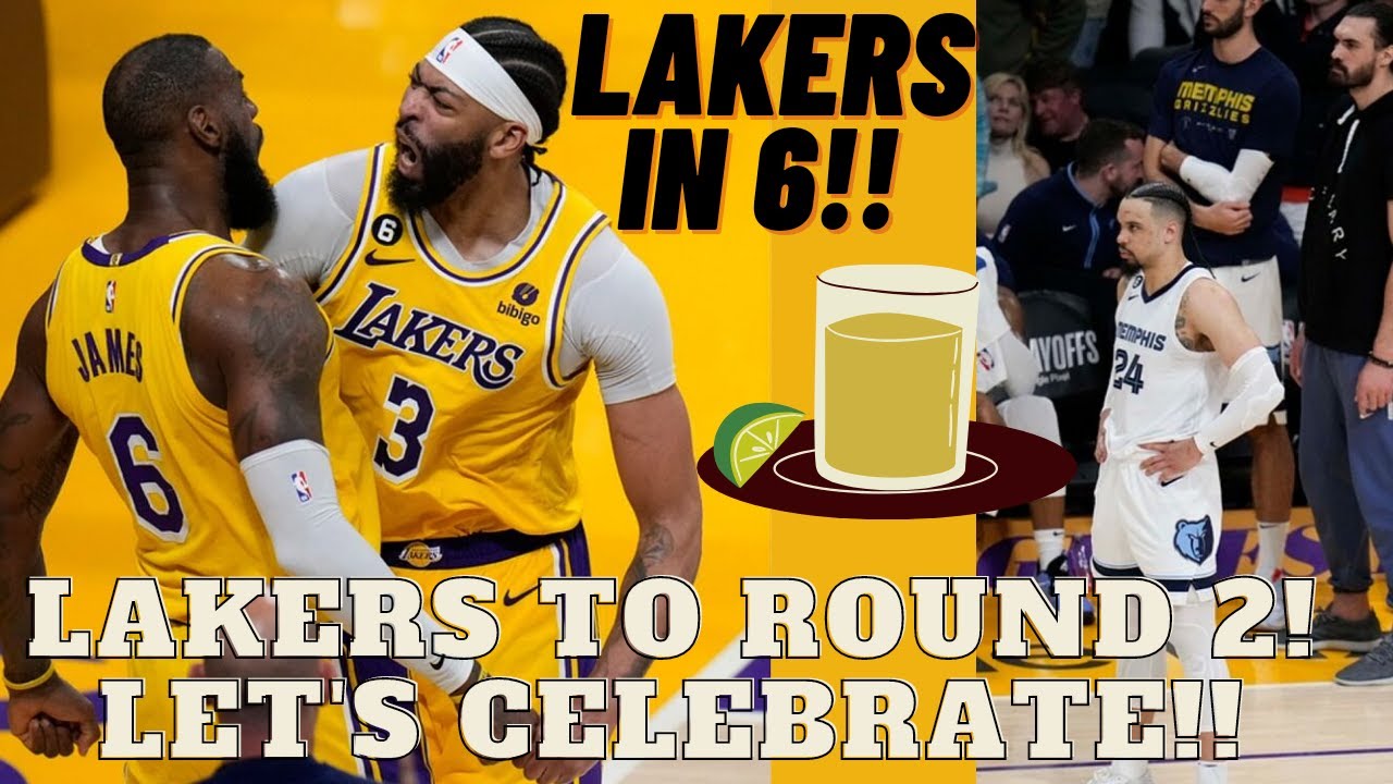Lakers Blow Out The Grizzlies and Advance!! Lets Celebrate!!