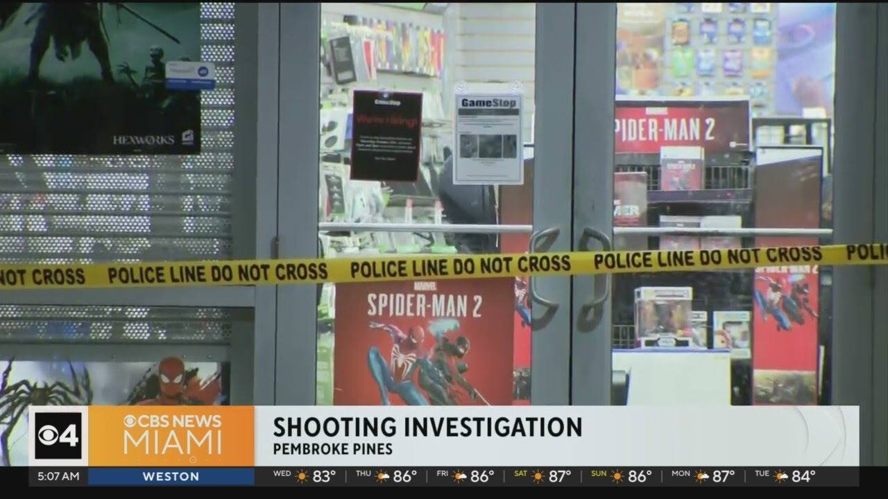 Person critically injured in shooting at GameStop store in Pembroke Pines