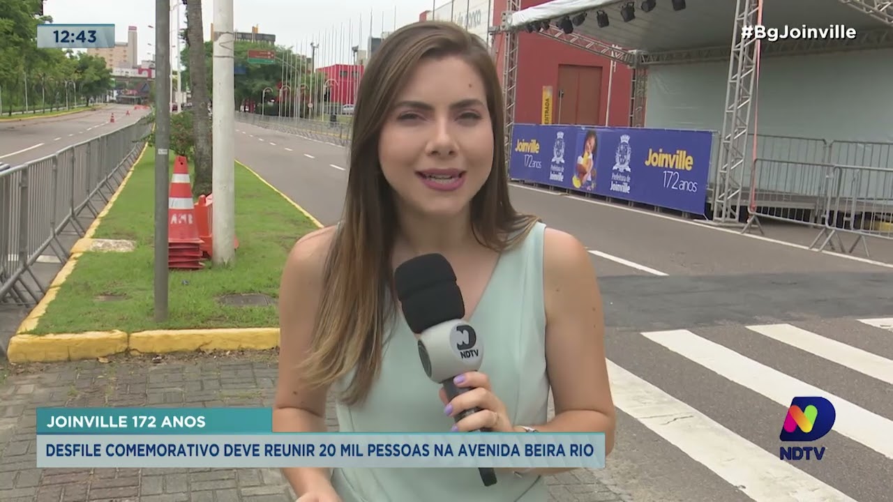 Joinville 172 anos! Desfile comemorativo deve reunir 20 mil pessoas na Avenida Beira Rio
