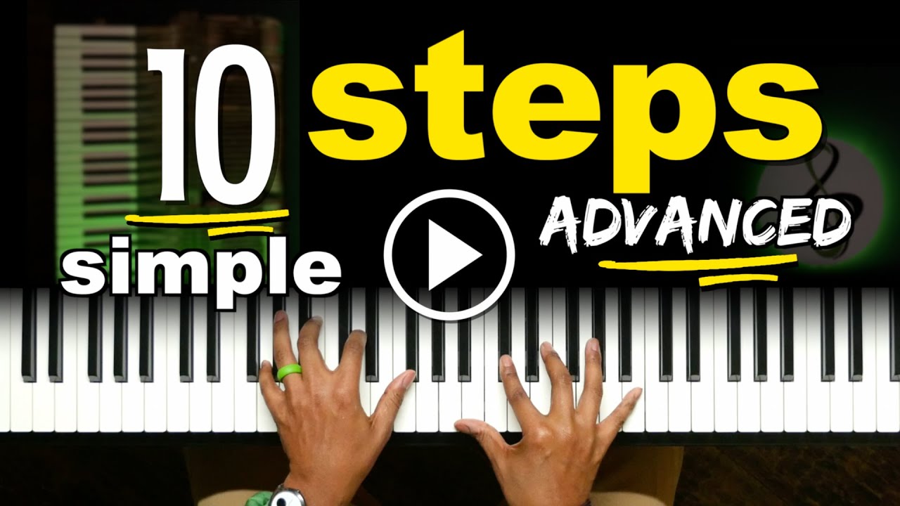 10 Steps for Beginner to Advanced Piano Chords, Scales and MORE!