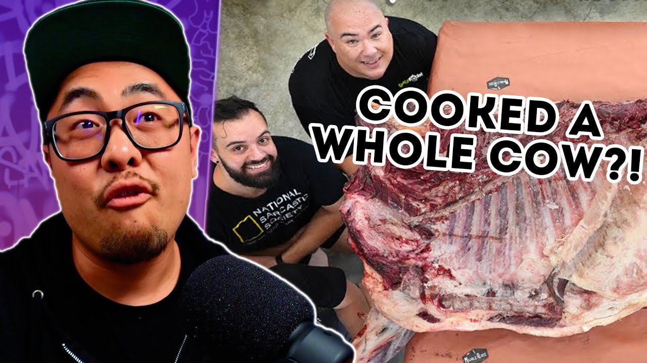 1000lbs of BBQ in ONE MEAL?! @GugaFoods | Pro Chef Reacts