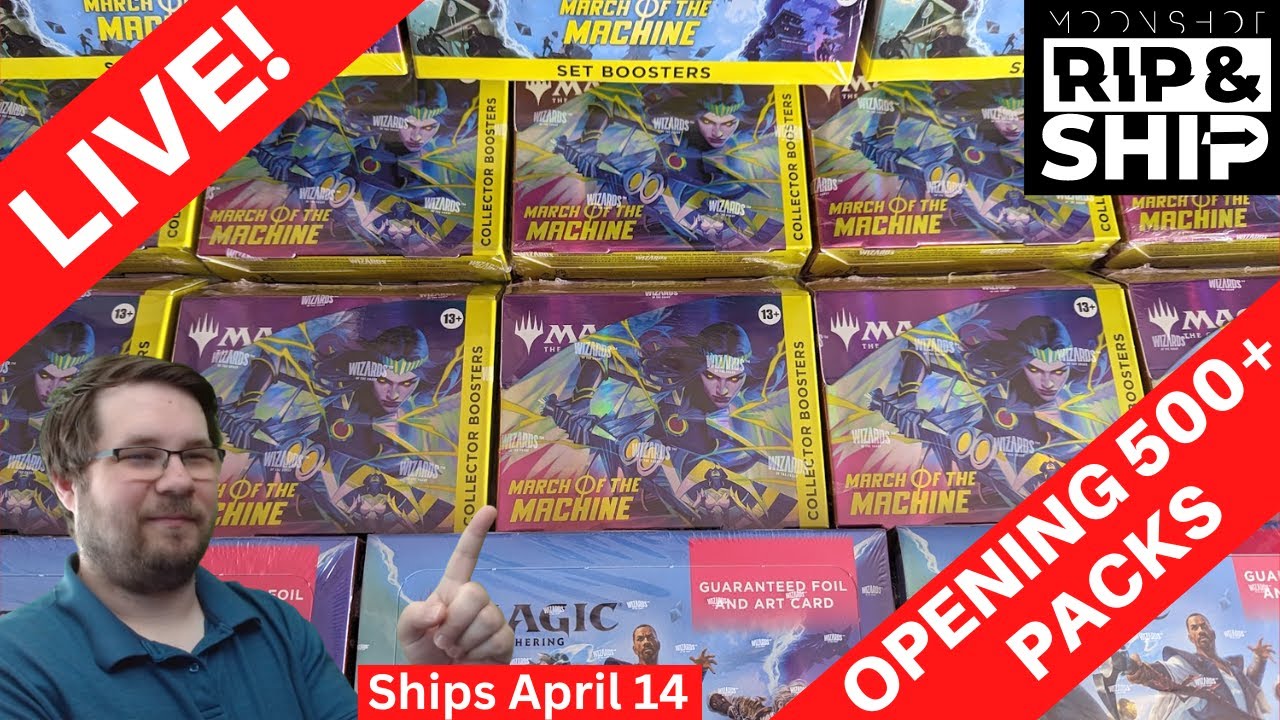 LIVE! March of the Machine Presales - Opening Collector Packs & Set Packs Pt 3 Ships 4/14/23 #MTG