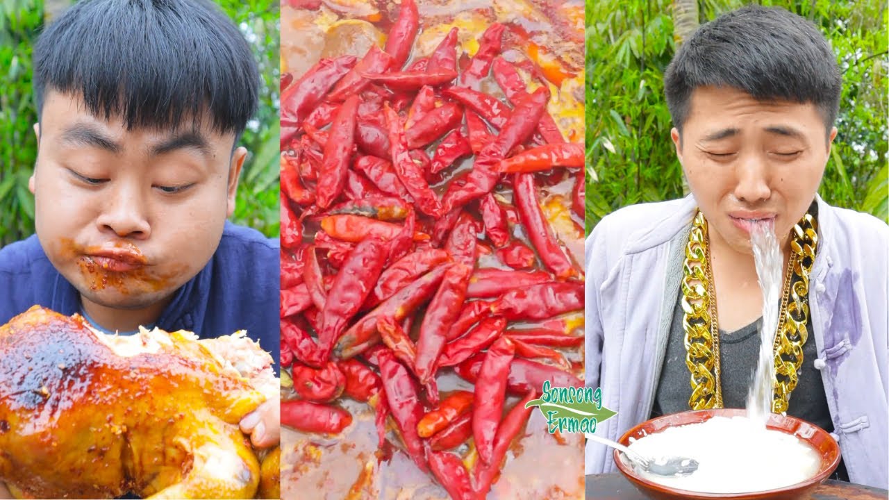 Food Pranks between Songsong and Ermao! || Funny Mukbang || Songsong and Ermao