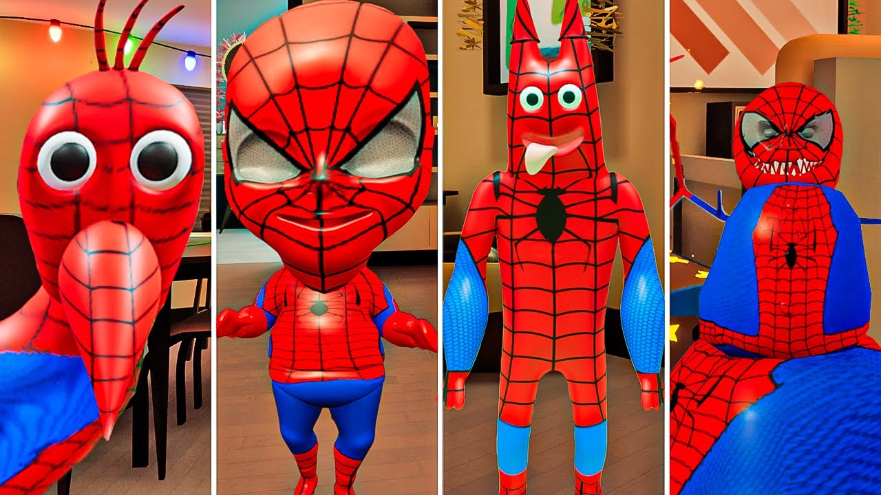 All NEW Spider Man Baby’s in Garten of Banban chapter 2 VS Baby in Yellow Funny Moments