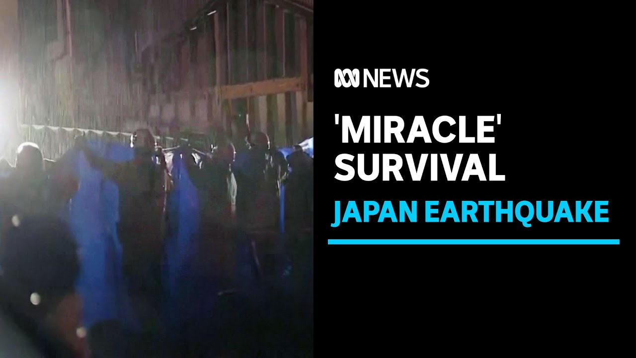 Woman in 90s rescued 5 days after Japan earthquake | ABC News