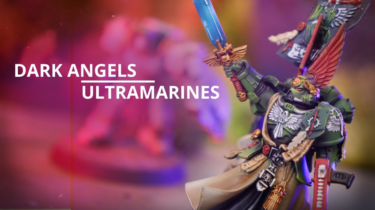 Dark Angels vs Ultramarines - NEW Arks of Omen Warhammer 40k Battle Report