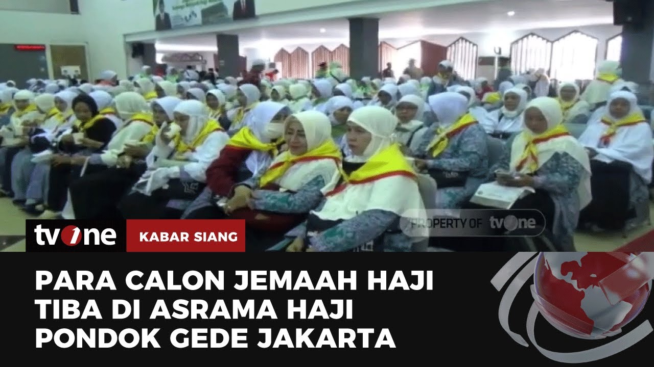 Ratusan Kloter Pertama Calon Jemaah Haji Dari Wilayah DKI Jakarta Tiba di Asrama Haji | tvOne