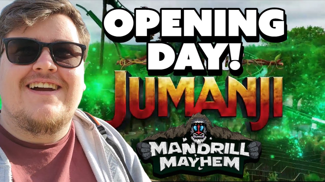 Opening day of Mandrill Mayhem  & The World of Jumanji - Chessington World of Adventures