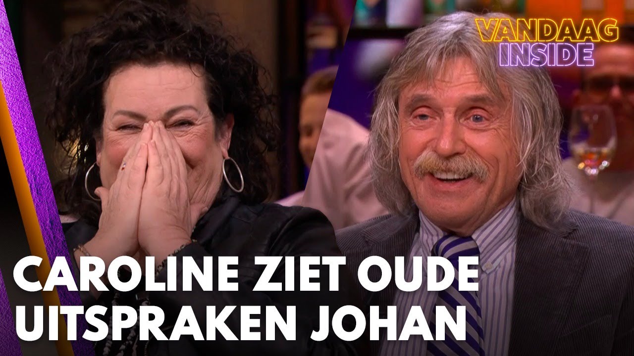 Caroline van der Plas geconfronteerd met oude uitspraken Johan: 'Oh, God!' | VANDAAG INSIDE