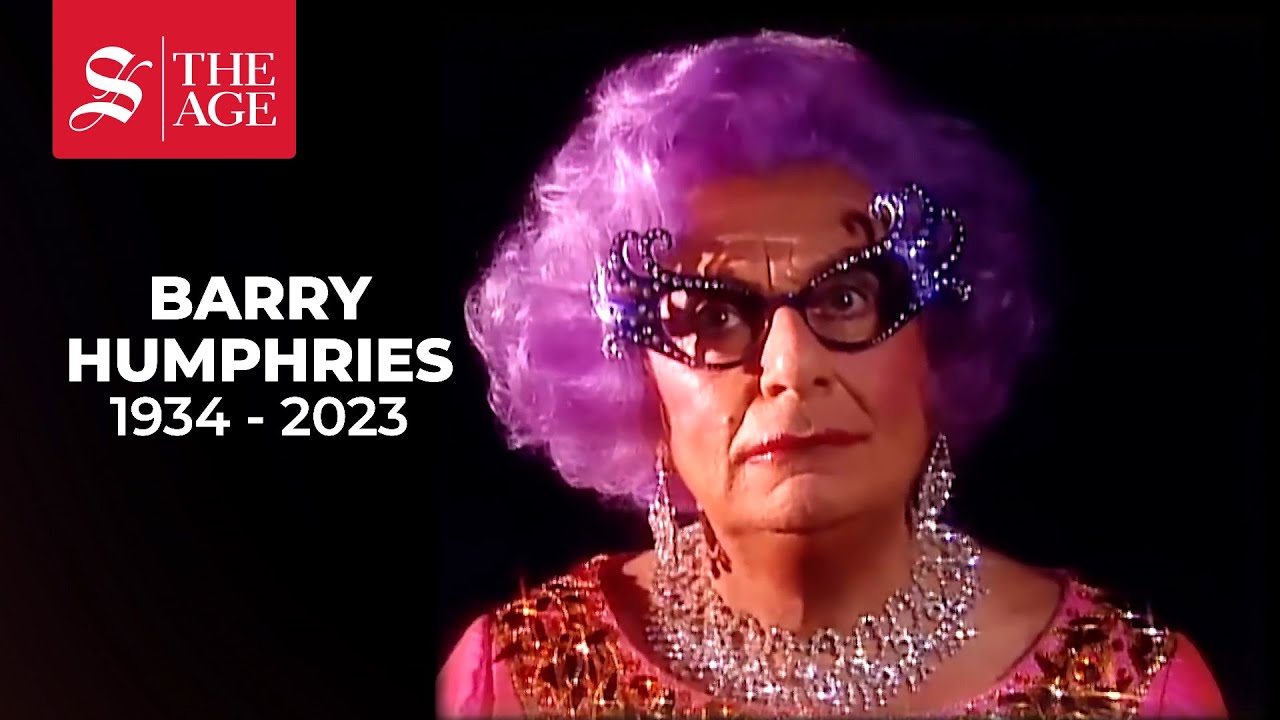 Greatest moments of comedy icon Barry Humphries