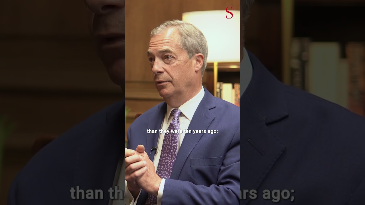 'Quality of life is diminishing because of the population explosion' Nigel Farage on #immigration