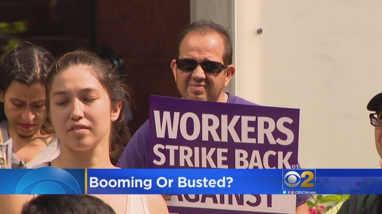 Union Workers Rally For Higher Wages