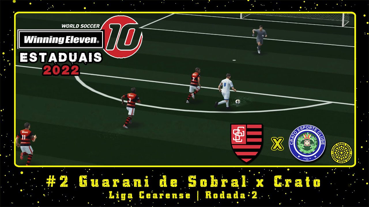 Winning Eleven 10: Estaduais 22 (PS2) Liga Cearense #2 Guarani de Sobral x Crato | Rodada 2