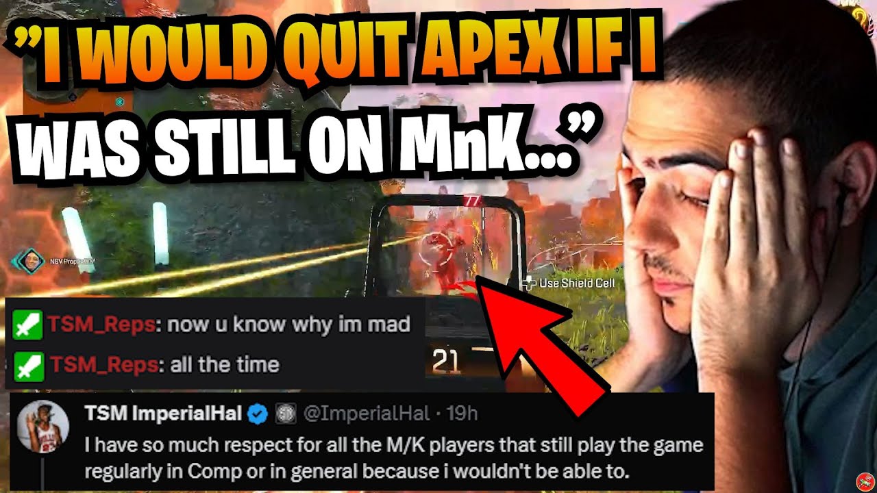 TSM ImperialHal explains why he CAN'T stand playing Apex Ranked on MnK anymore..