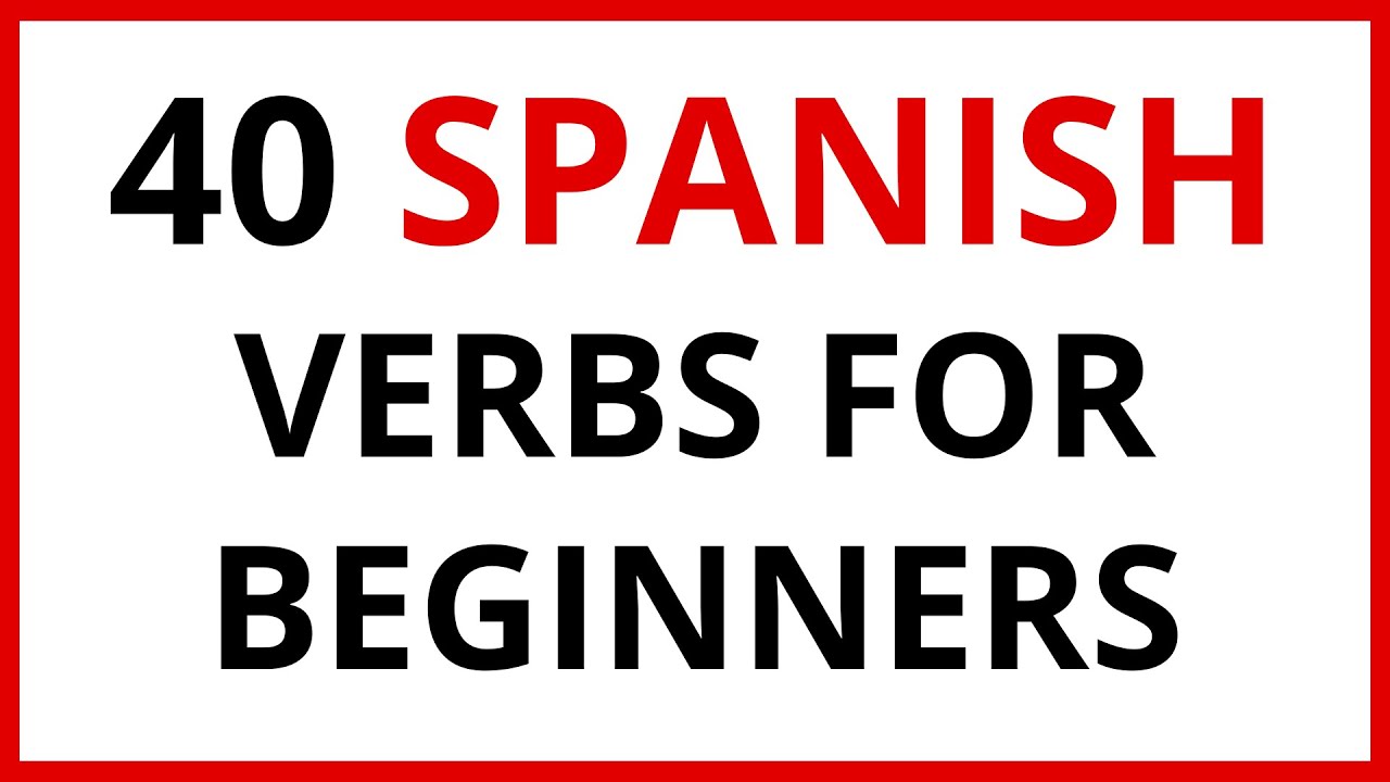 ✅ 40 verbs in English for beginners | Free English course |