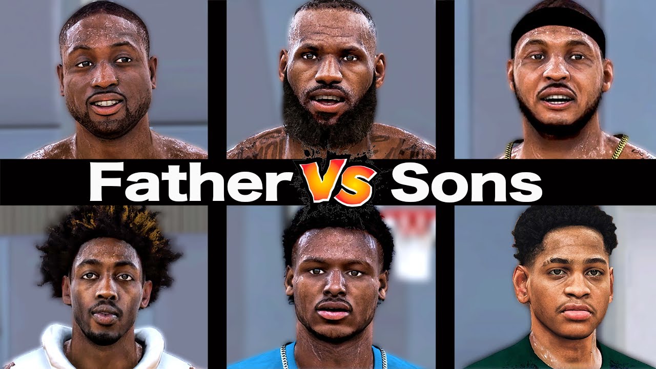 What If NBA Legends Face their Own Kids in an Epic 3v3 Showdown on NBA 2K23