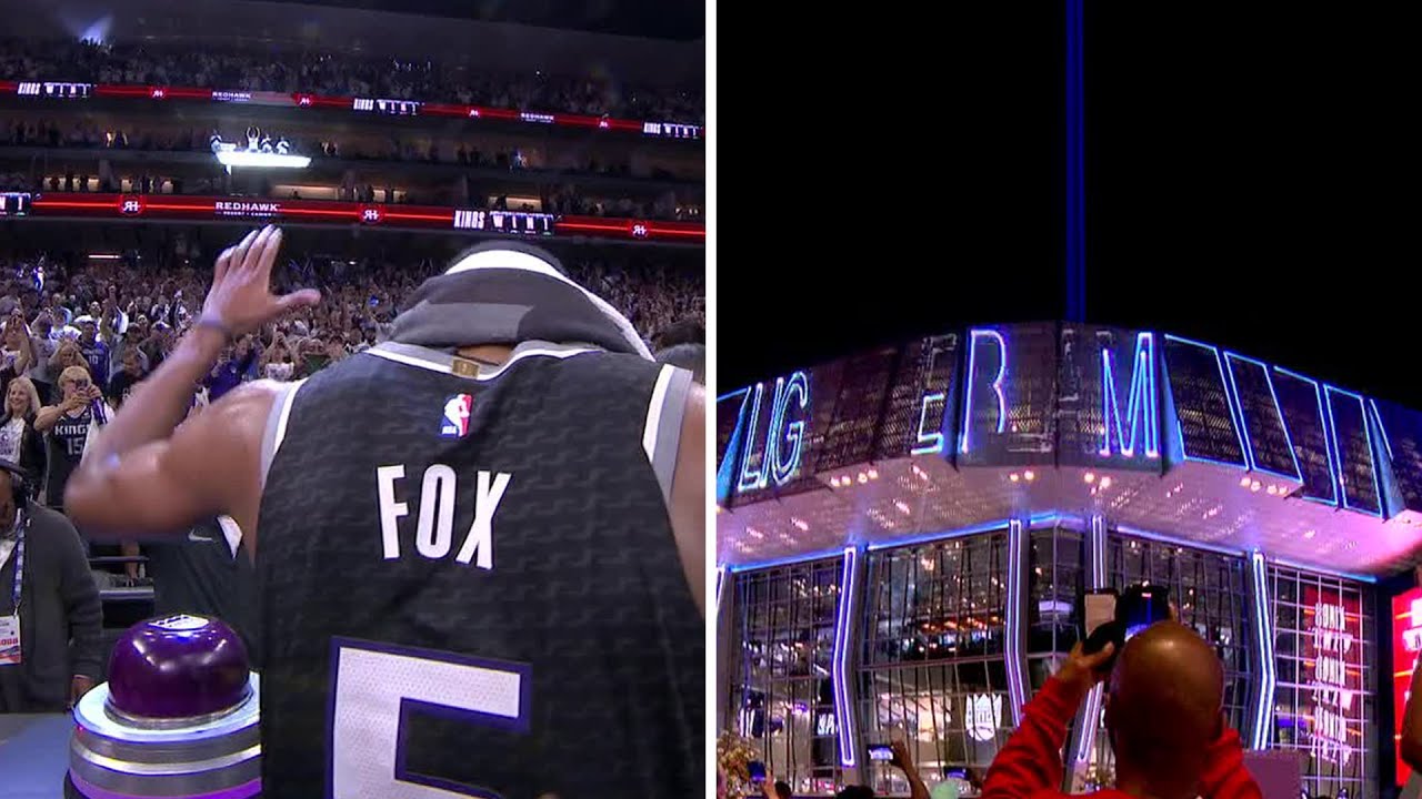 De'Aaron Fox LIGHTS THE BEAM after Kings' FIRST playoff win since April 30, 2006 🚨