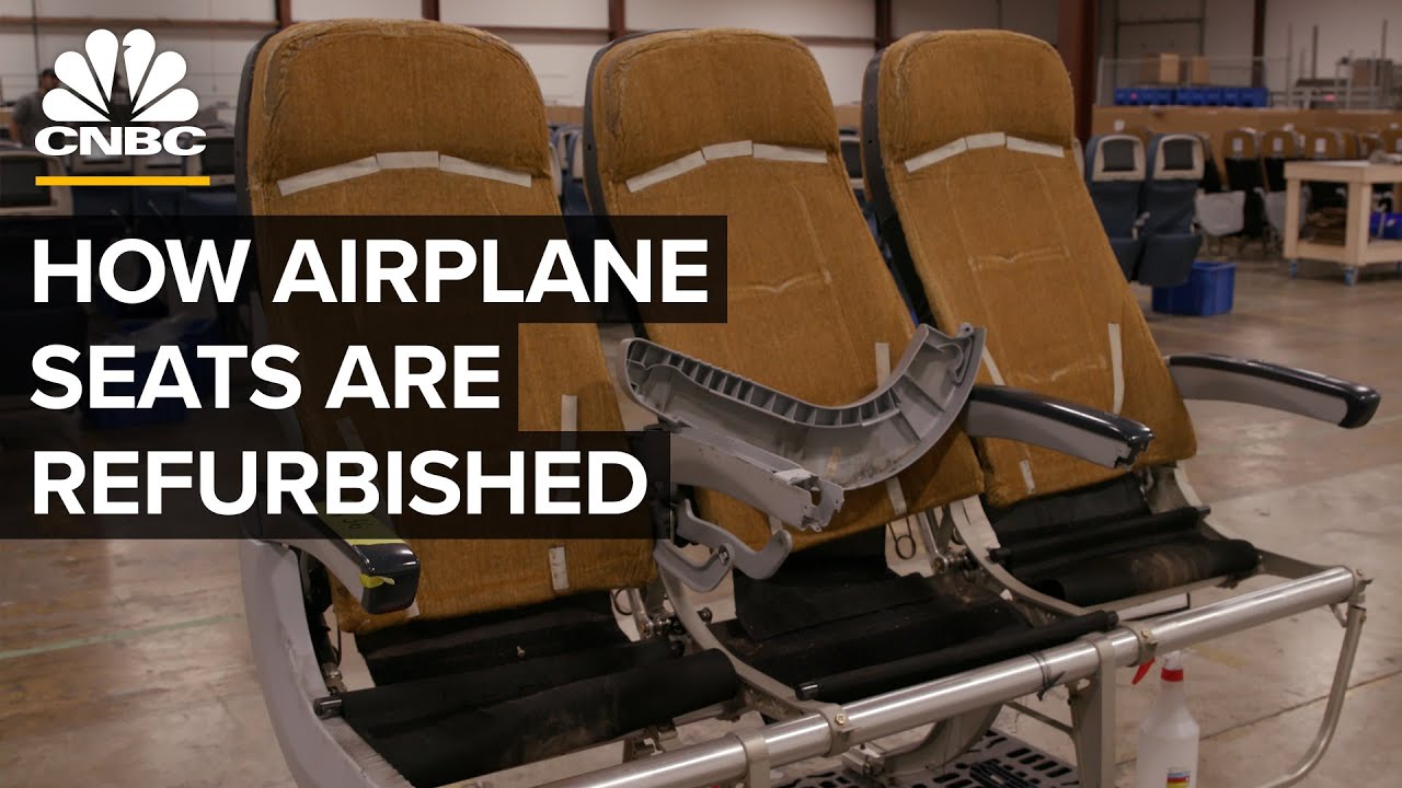 How Old, Nasty Airplane Seats Are Given A Second Life