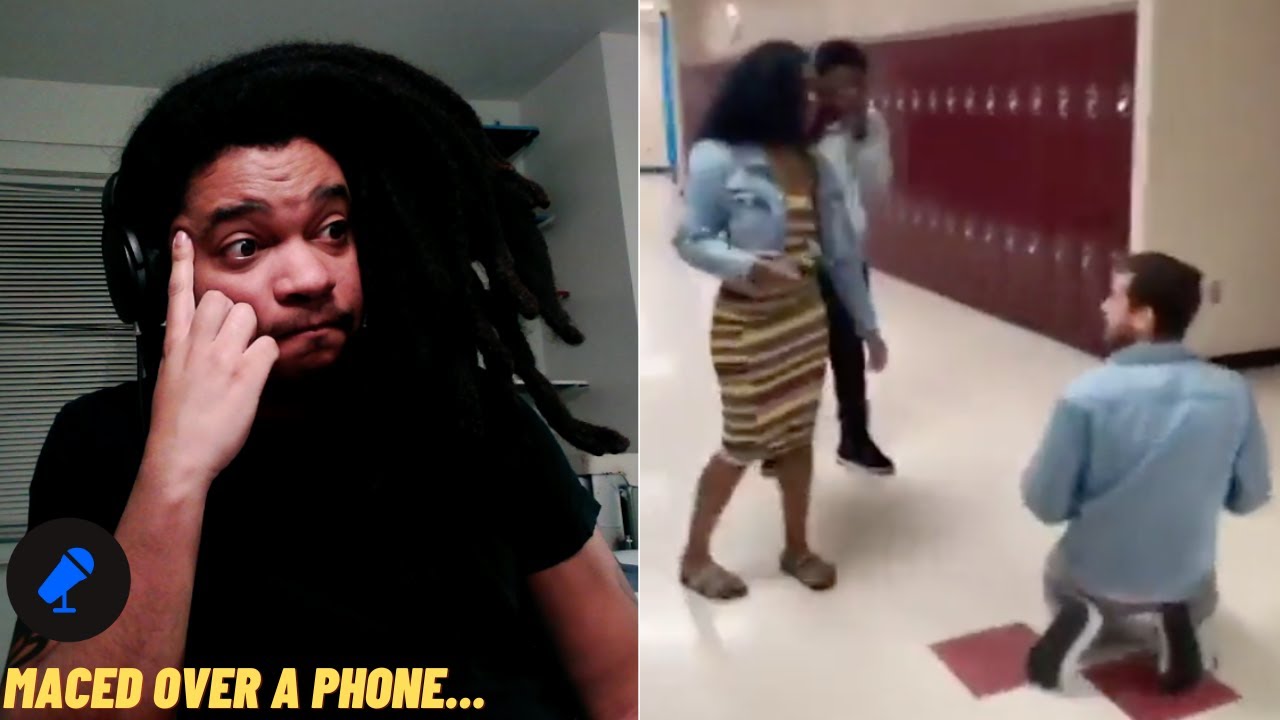 Black Female Student Pepper Sprays Teacher Over Her Phone Being Taken In Class...