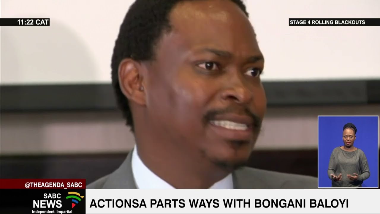 ActionSA parts ways with Bongani Baloyi