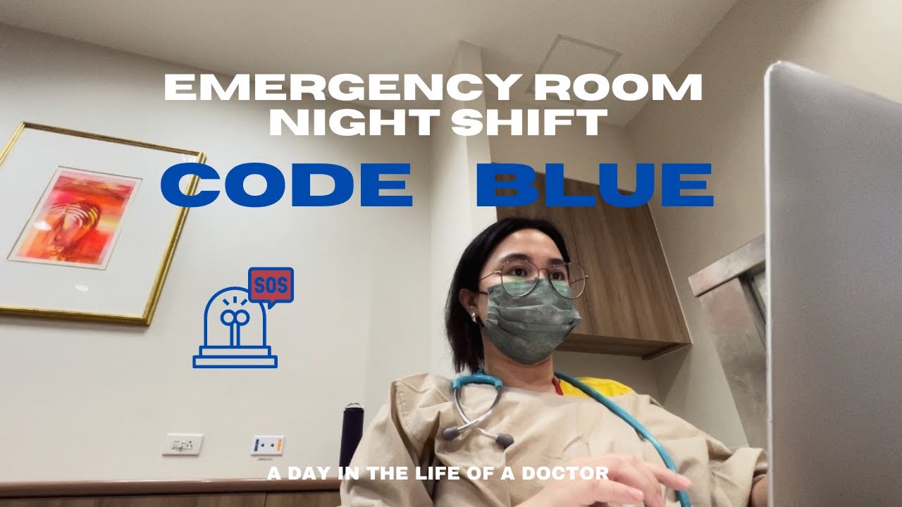 Hospital Night Shift in the Emergency Room with CODE BLUE: Day in the Life of a Doctor