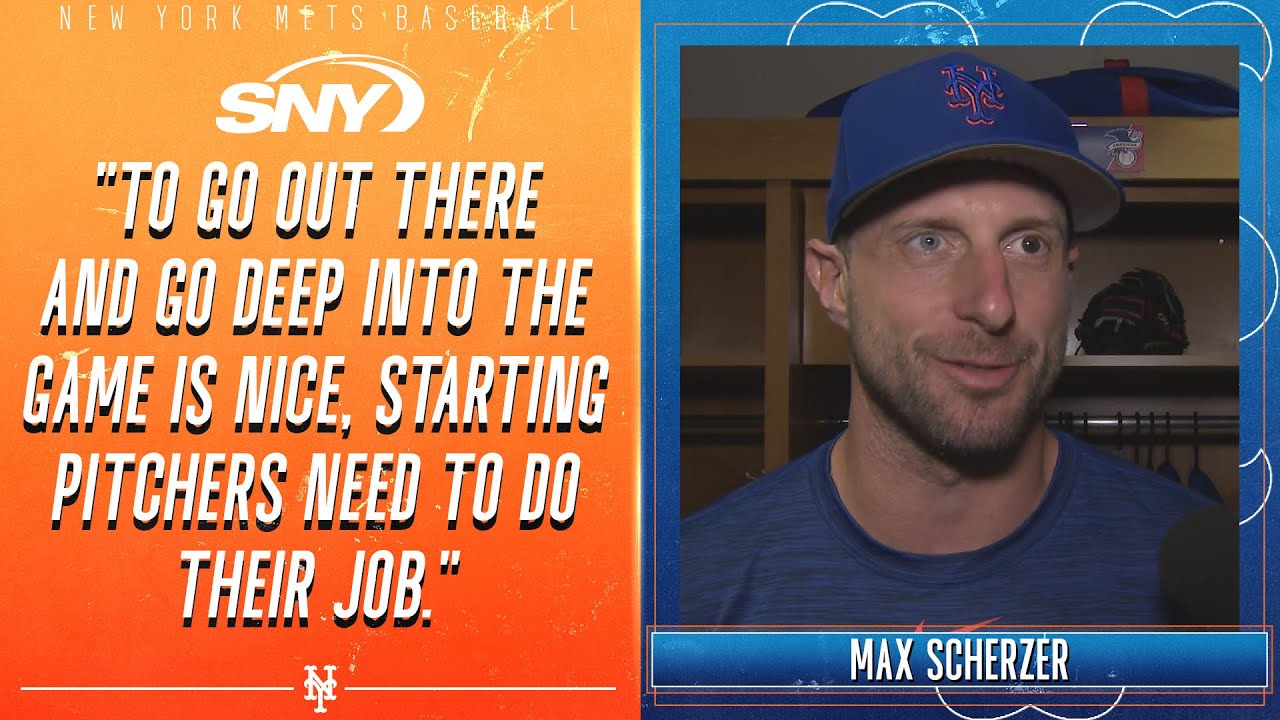 Max Scherzer credits execution, pitch sequencing with Francisco Alvarez in win over Astros | SNY
