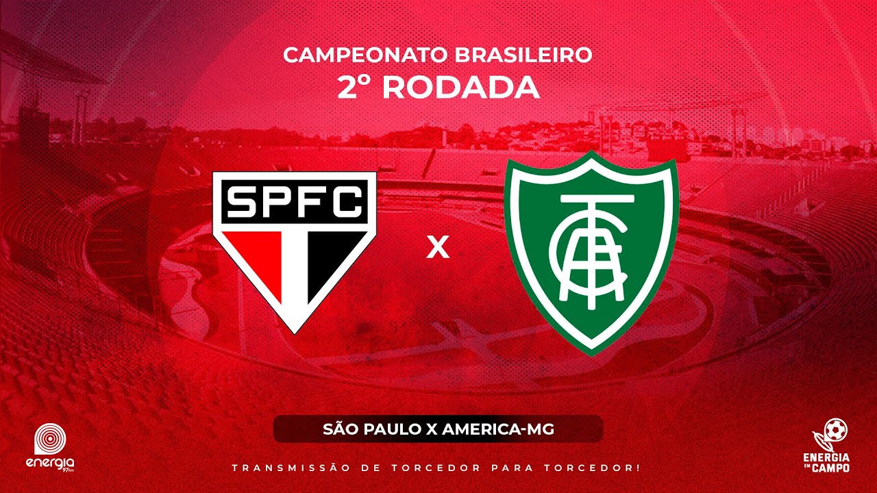 SÃO PAULO X AMERICA-MG - 22/04/2023 - BRASILEIRÃO - AO VIVO