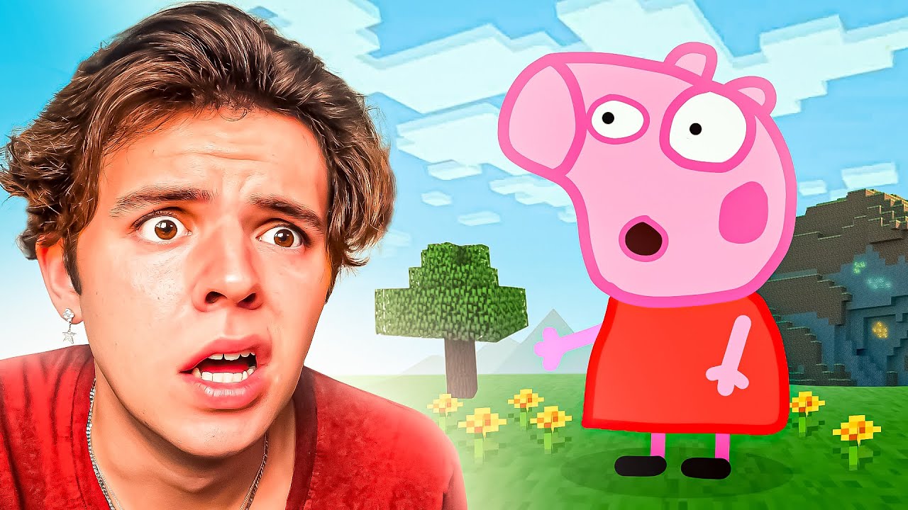 Peppa Pig Plays *MINECRAFT* (Try Not To Laugh)