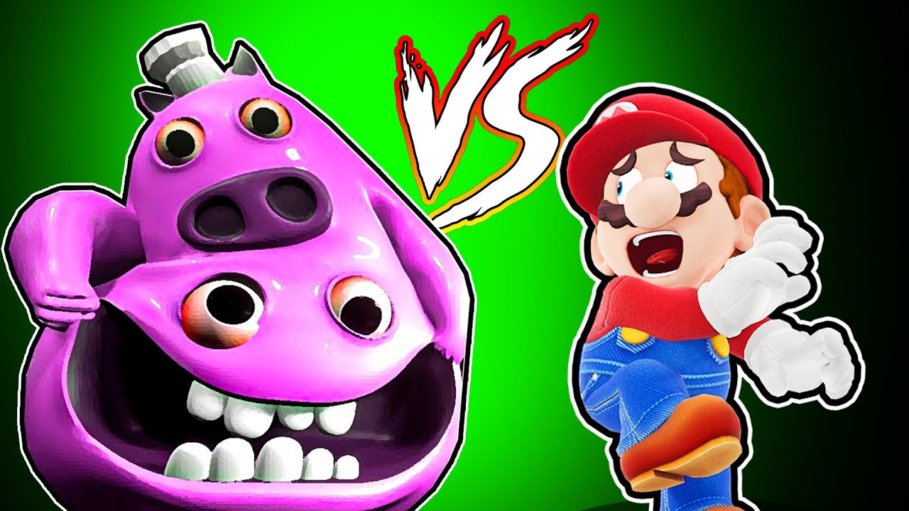 Mario VS Garten of Banban Chapter 3 MONSTERS Sharky Clee, Chef Pigster, & MORE!