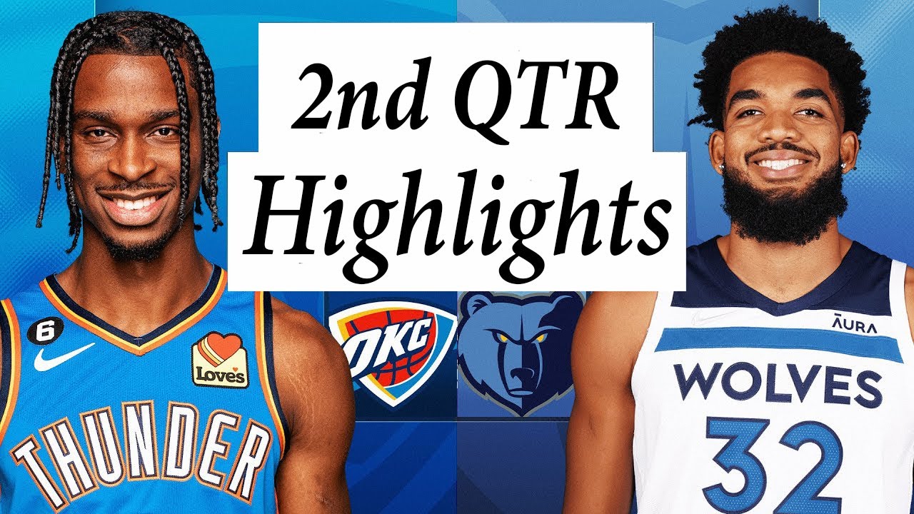 Oklahoma City Thunder vs. Minnesota Timberwolves Full Highlights 2nd QTR | Apr 14 | 2023 NBA Play-in