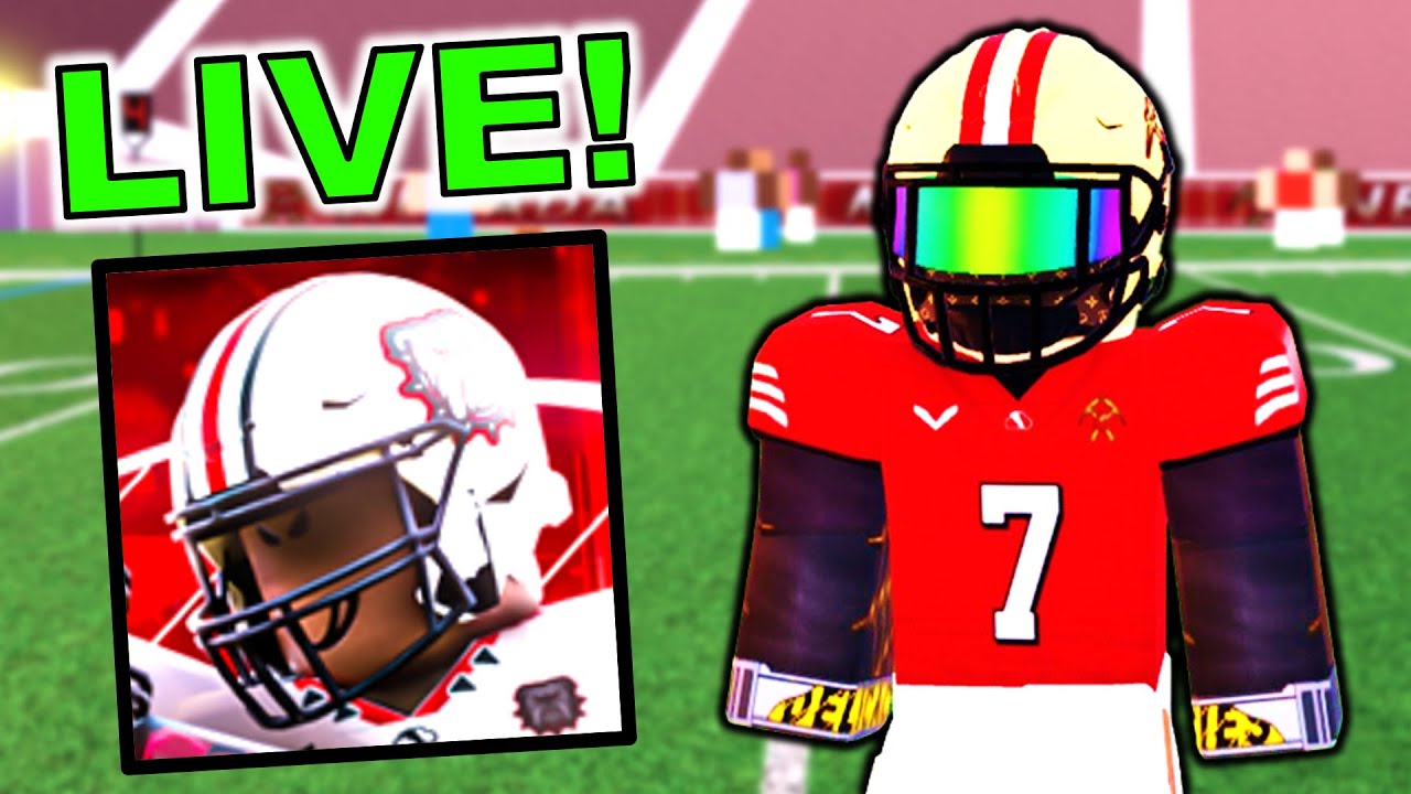 ULTIMATE FOOTBALL ROAD TO 100 OVERALL LIVE! (ROBLOX)