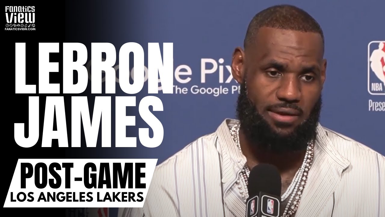 LeBron James Reacts to Lakers Eliminating Memphis Grizzlies & "Honor" Playing for Los Angeles Lakers