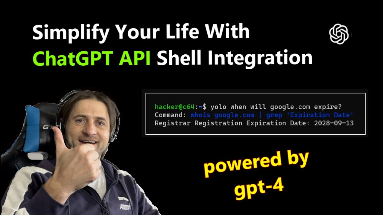 Simplify your life with ChatGPT API Shell Integration: Yolo your Bash + PowerShell Assistant (GPT-4)