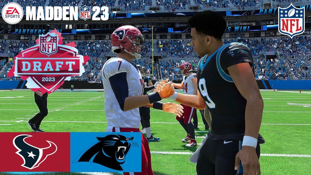 Madden 23 Bryce Young Panthers vs C.J. Stroud Texans (Madden 24 Updated Rosters) PS5 4k Game Play