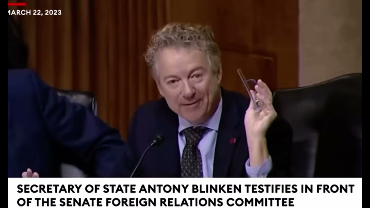 Rand Paul exposes the state department’s complicity in covering up funding Wuhan research