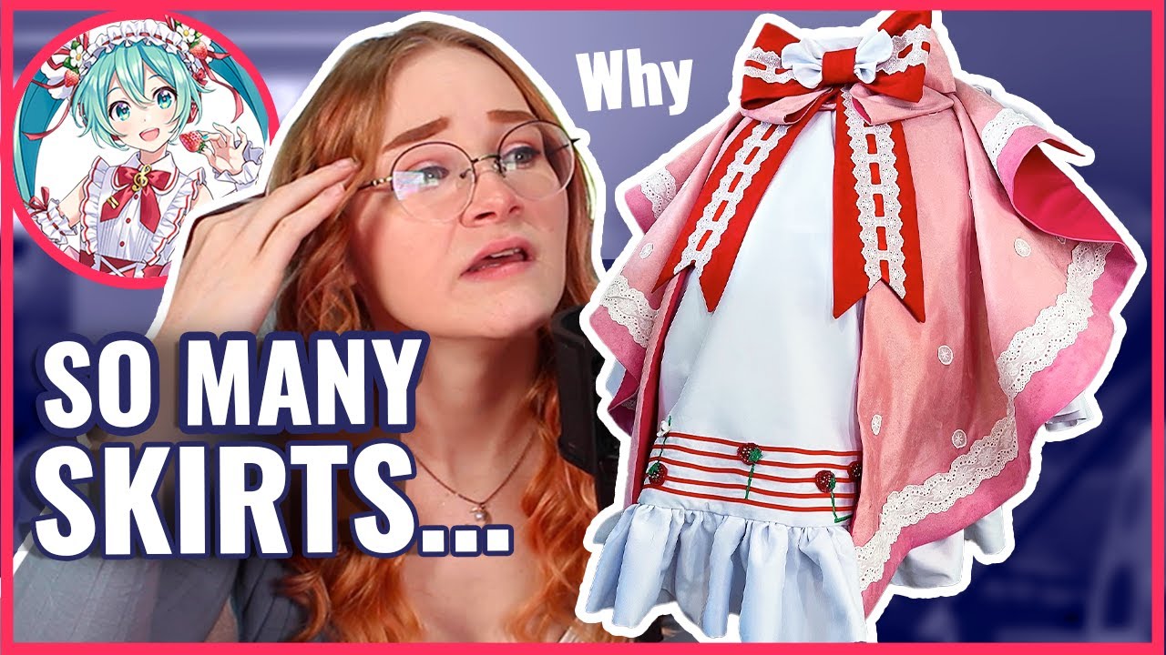 How I made my Miku X Strawberry Cosplay | The Skirts