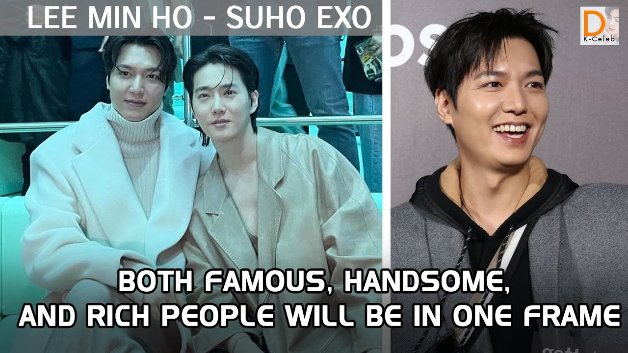 Two handsome guys Lee Min Ho and Suho EXO are the faces of this fashion brand