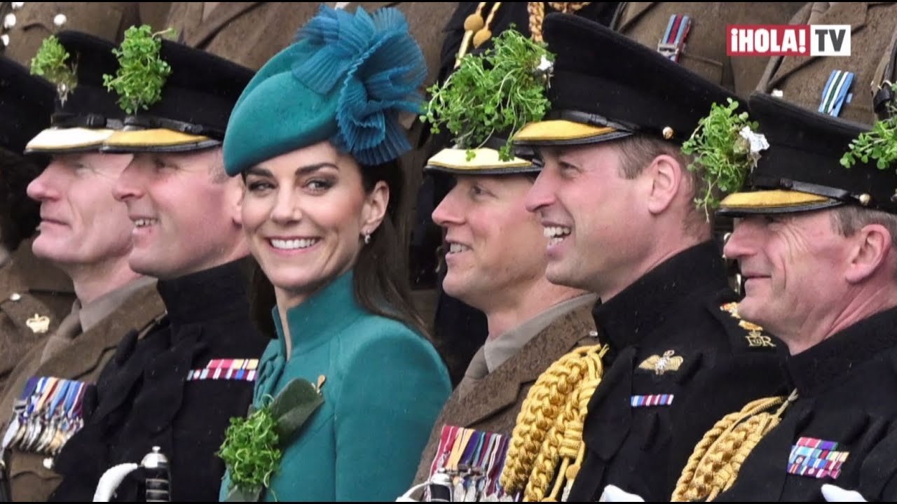 Kate Middleton debutó como Coronel del Regimiento irlandés en el Día de San Patricio | ¡HOLA! TV