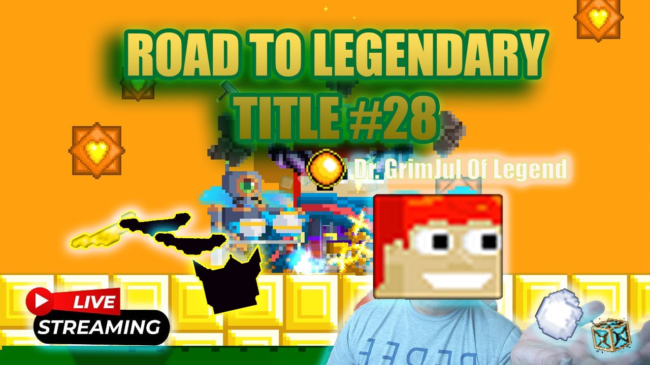 🔴RT Legendary Title #28 Stay Calm And Keep Farming !!! | Growtopia Indonesia #growtopia