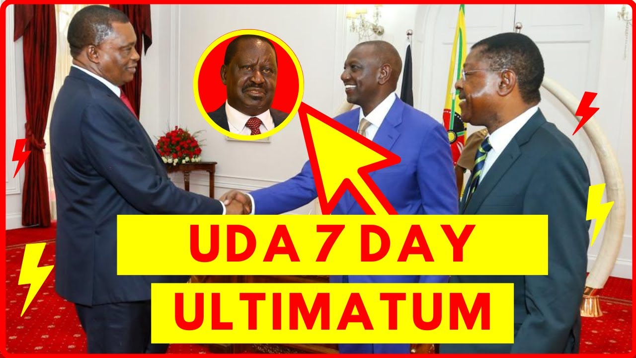 Raila Caught Off Guard As UDA Issues Ultimatum Before Azimio's Mass Action