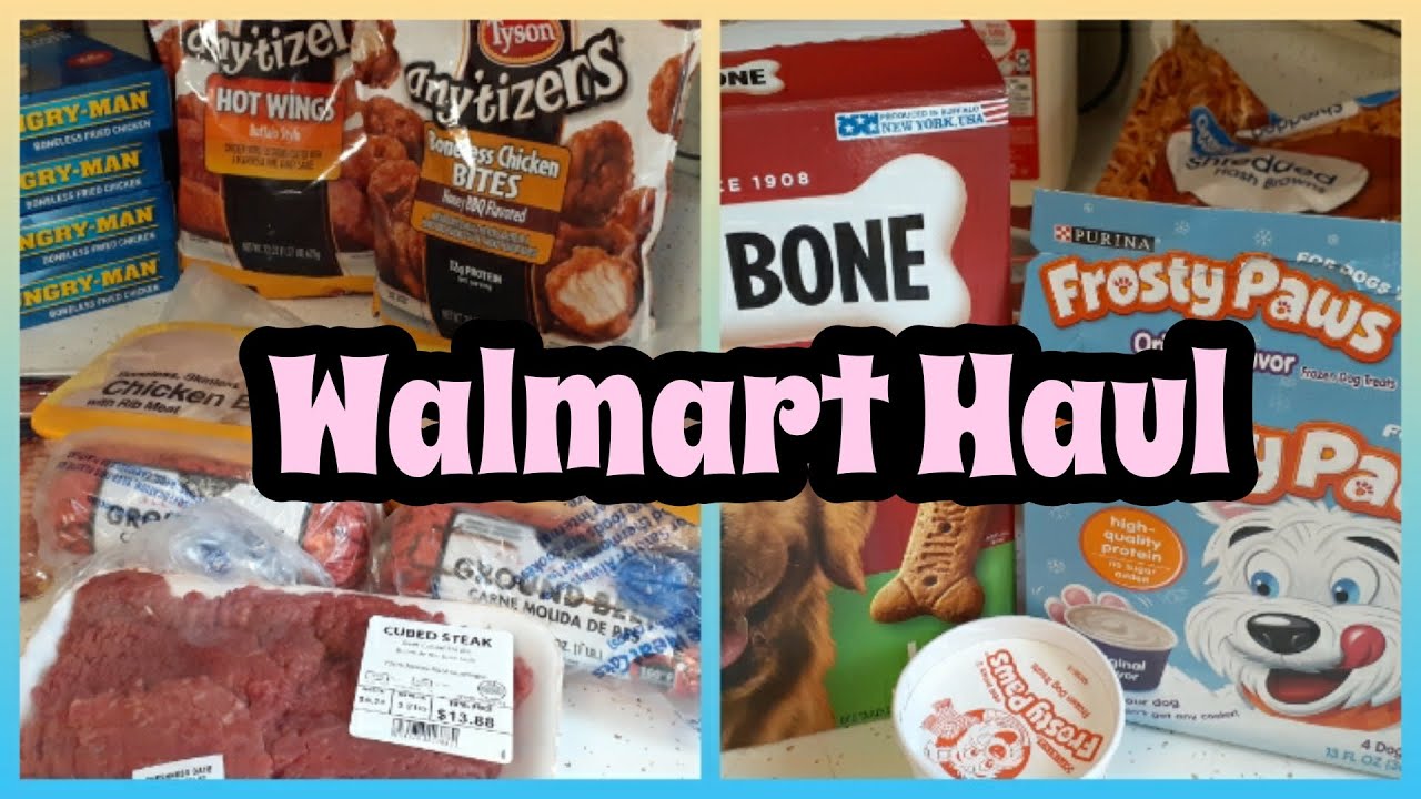 Walmart Stock Up Grocery Haul Part 1 - Gypsy's Birthday Gift From A Subscriber