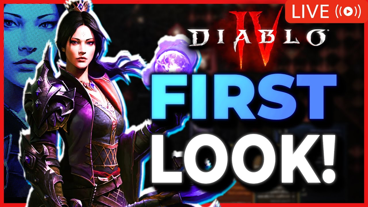 Diablo 4 DAY ONE! Sorcerer Leveling & Gameplay