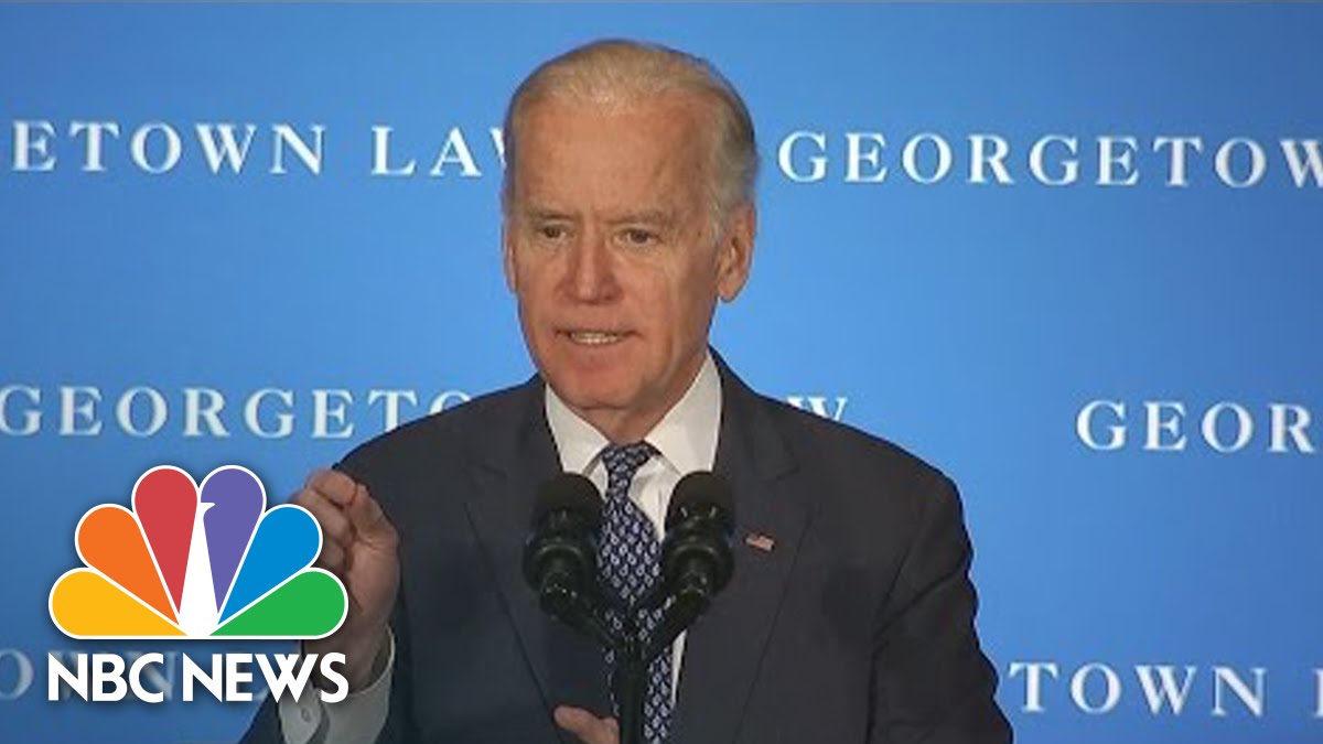 Fiery Joe Biden Says 'There Is No Biden Rule,' 'It's Frankly Ridiculous' | NBC News