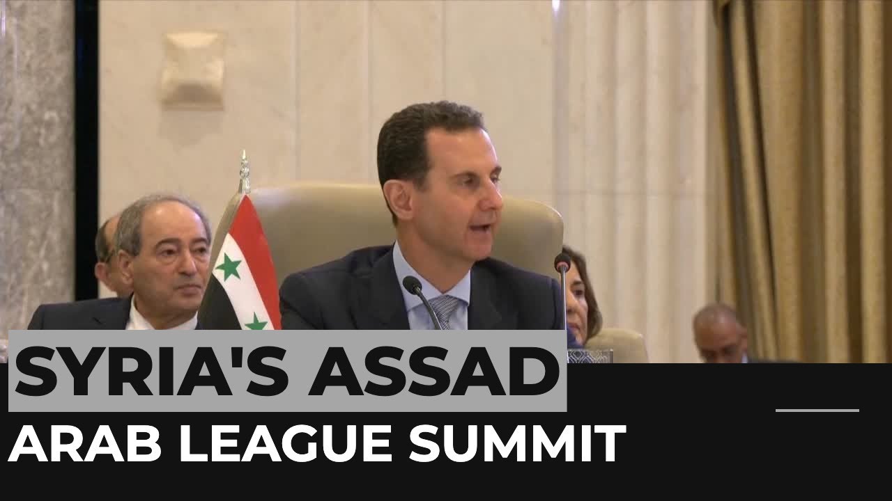 Assad gets warm reception as Syria welcomed back into Arab League