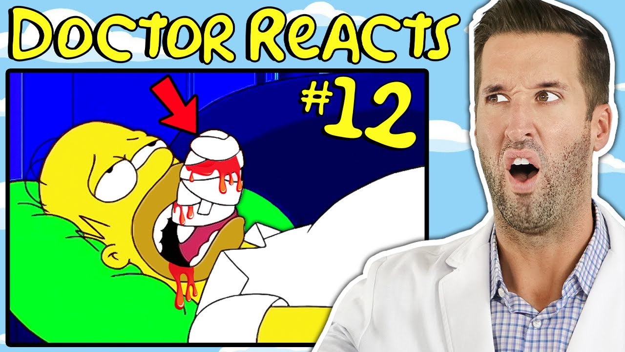 ER Doctor REACTS to Hilarious Simpsons Medical Scenes #12
