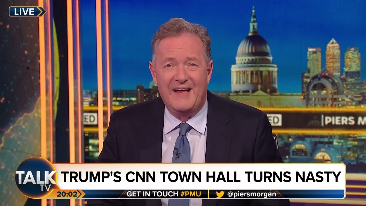Piers Morgan Reacts To Donald Trump's CNN Town Hall Appearance